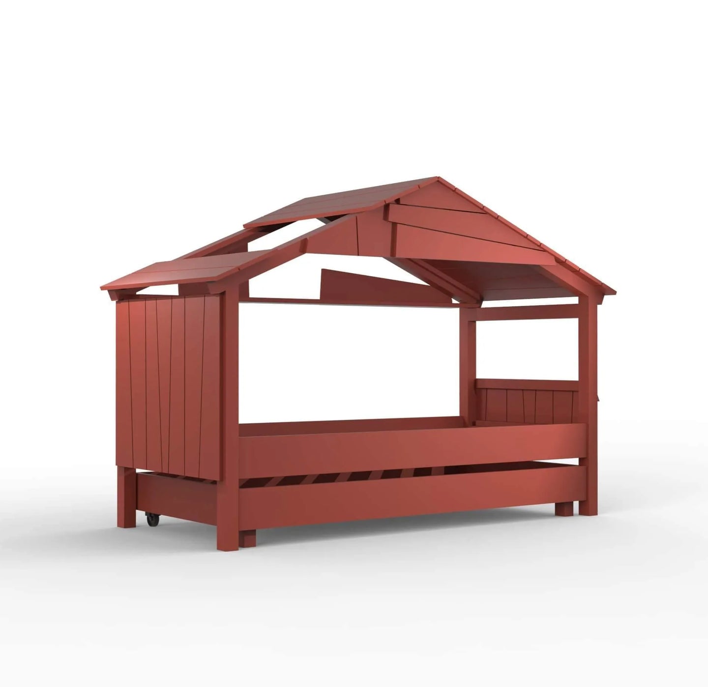Star Treehouse Bed with Trundle Pull Out